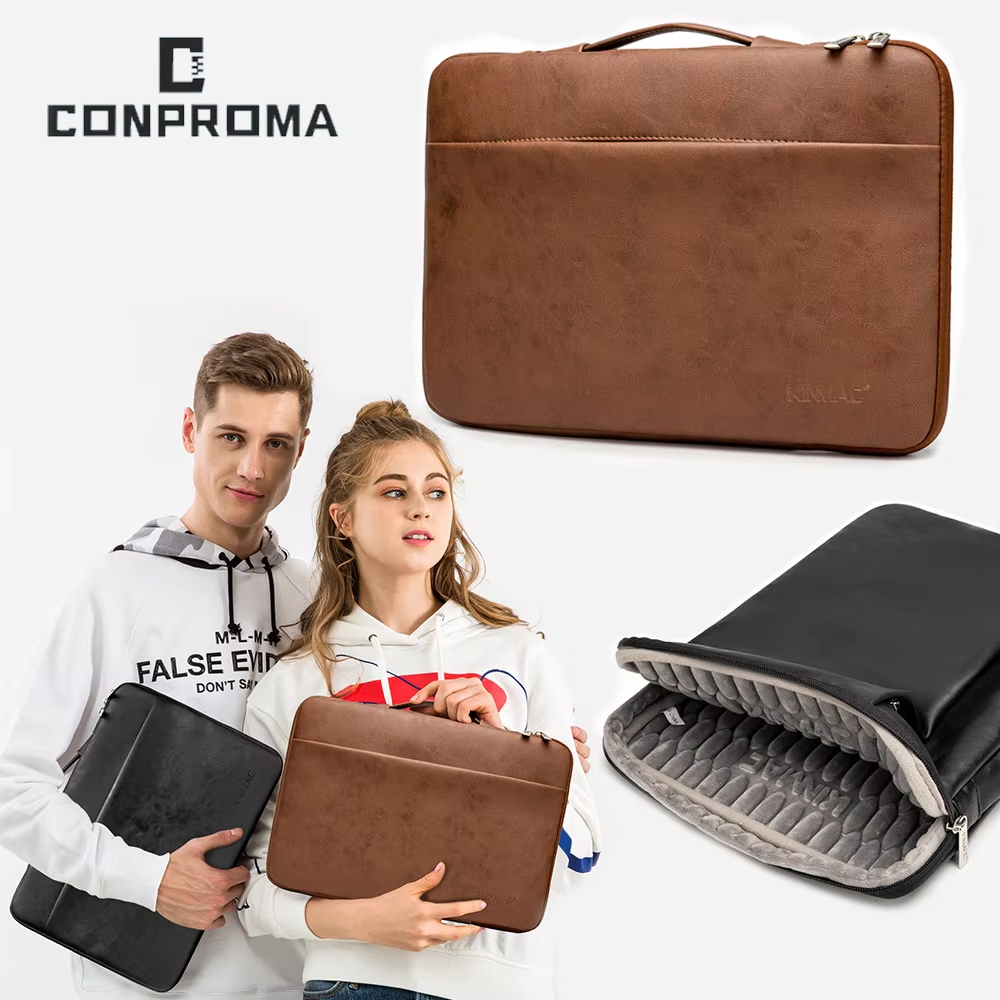 Laptop Bag Leather 15 - Torba na laptopa Etui na Macbook