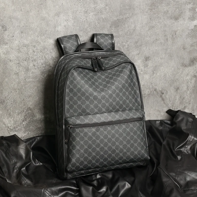 Luxury Bags That Fit Laptop - Męski plecak z kwiatowym nadrukiem luksusowy