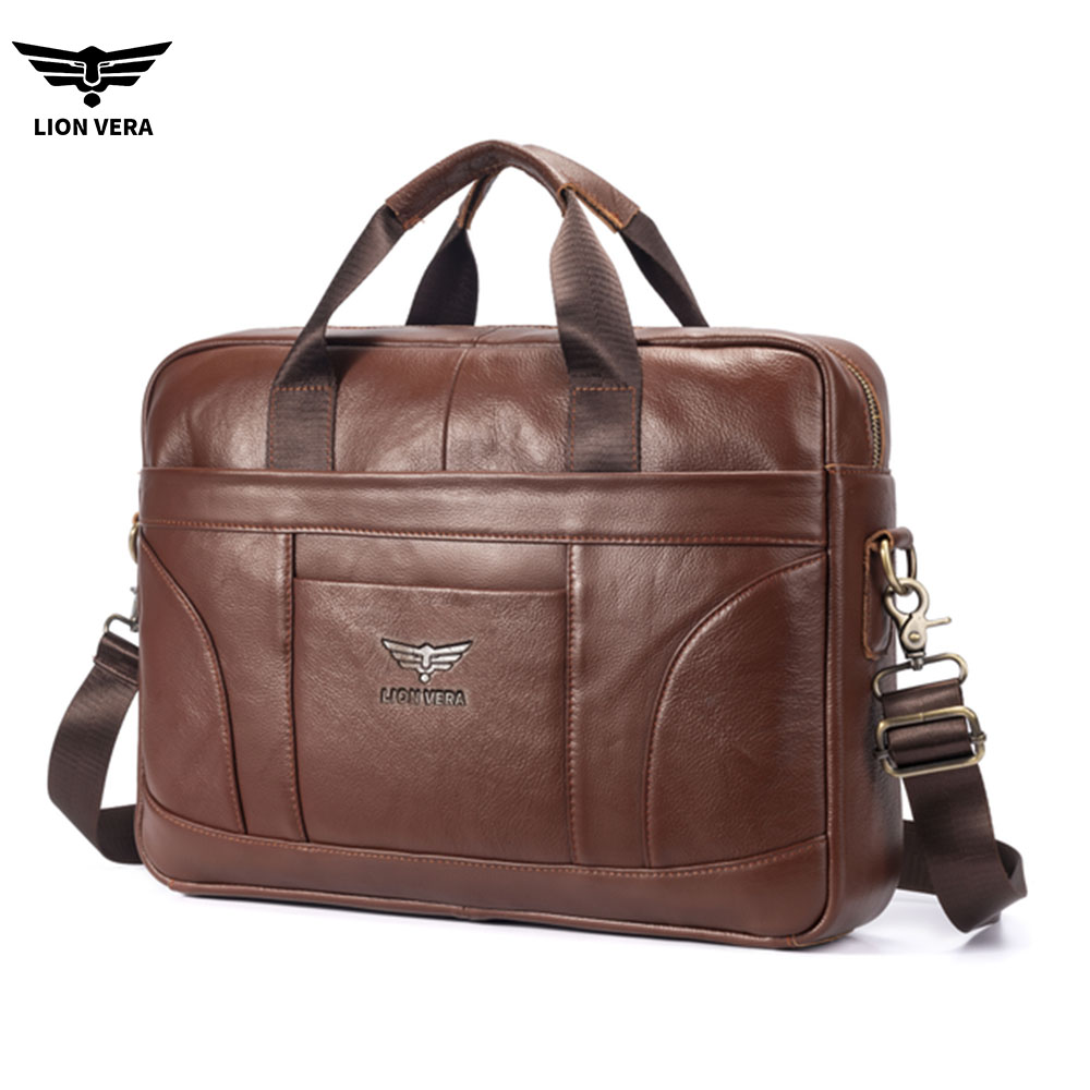 Luxury Bags That Fit Laptop - LION VERA Aktówki biznesowe z prawdziwej