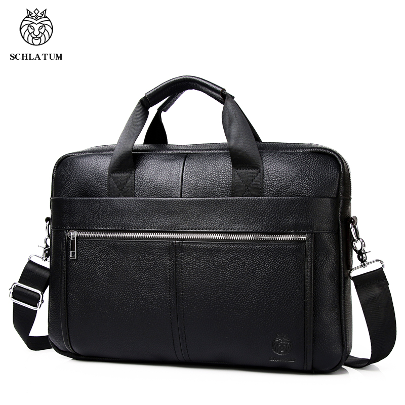 Luxury Bags That Fit Laptop - SCHLATUM Teczki z prawdziwej skóry dla