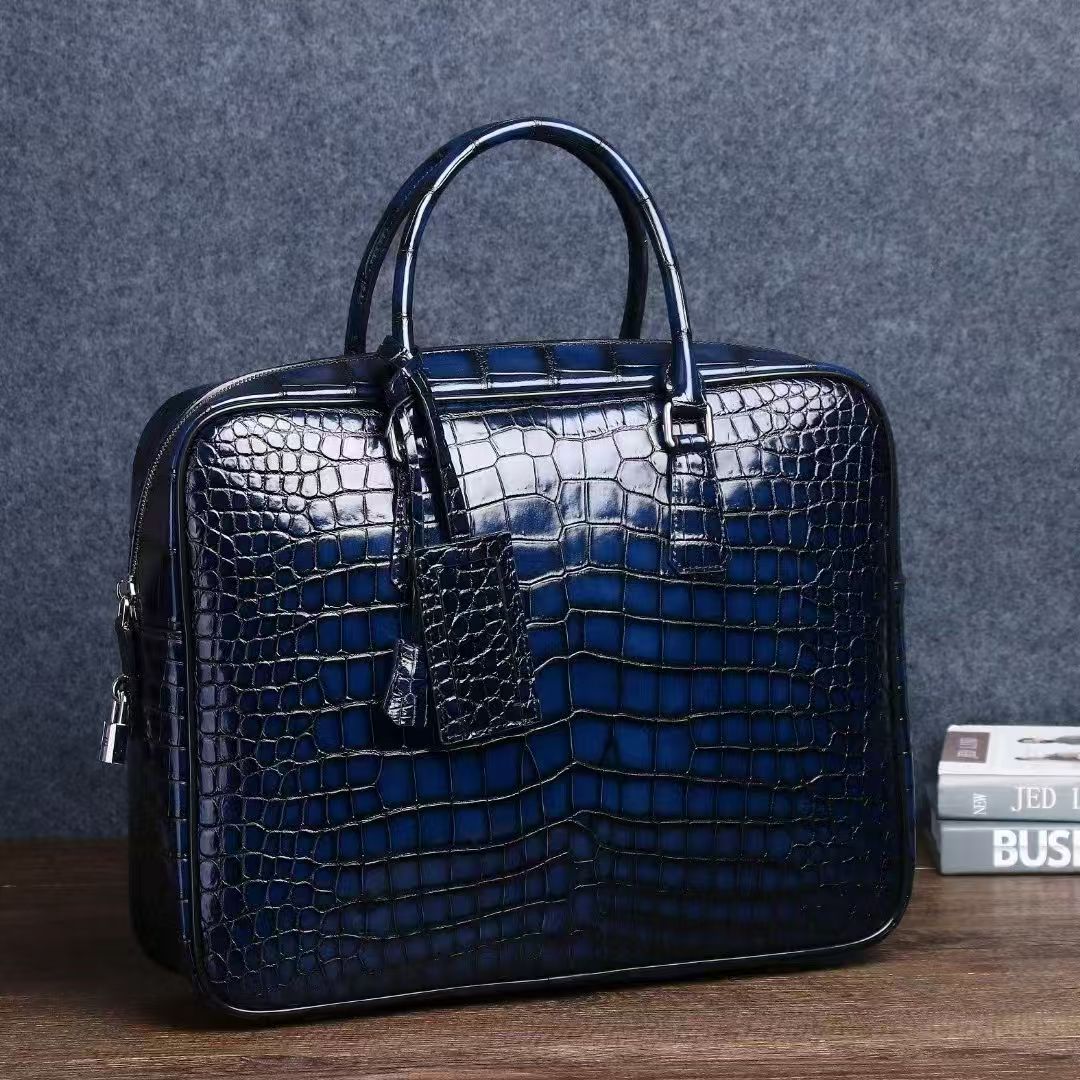 Luxury Bags That Fit Laptop - 2025 nowy luksusowy wzór aligatora prawdziwej