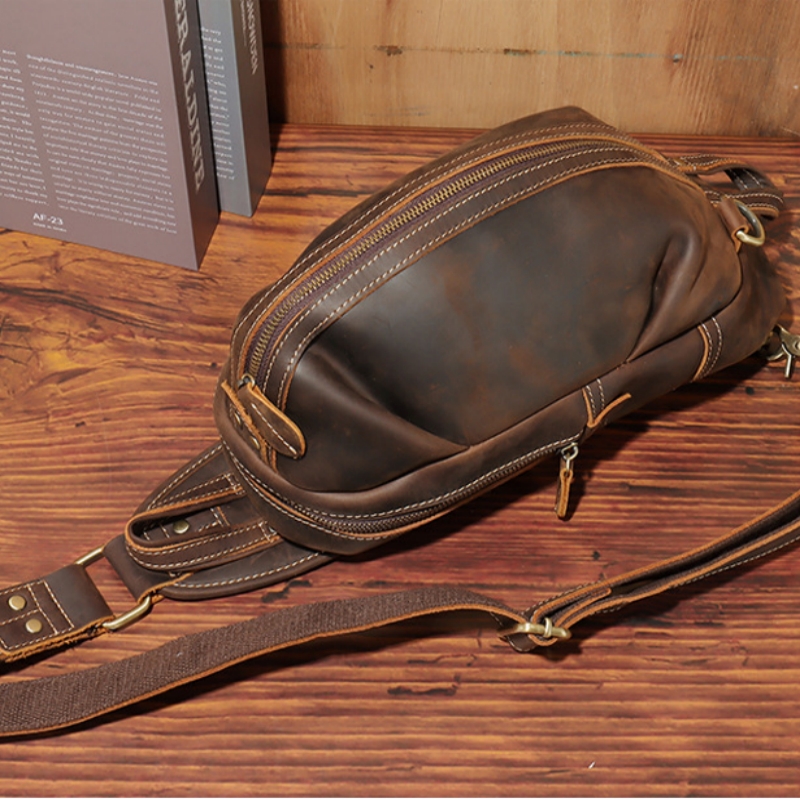 Luxury Bags With Zipper - Fashion Design Luksusowa męska torba na