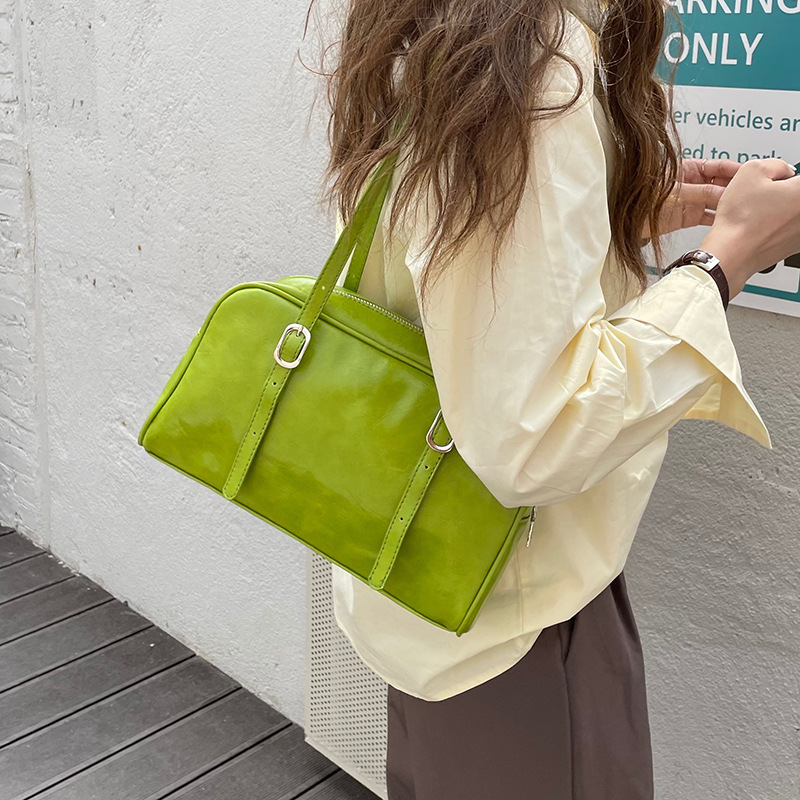 Luxury Bags Green - Letnie zielone torby na ramię dla