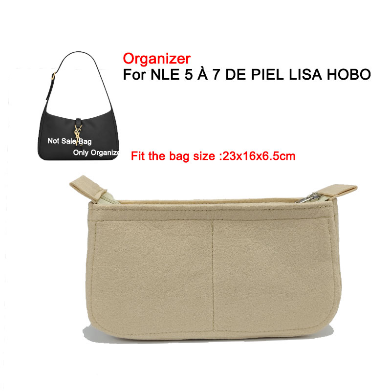 Luxury Bags Ysl - Organizer do torebki z filcu, wkład