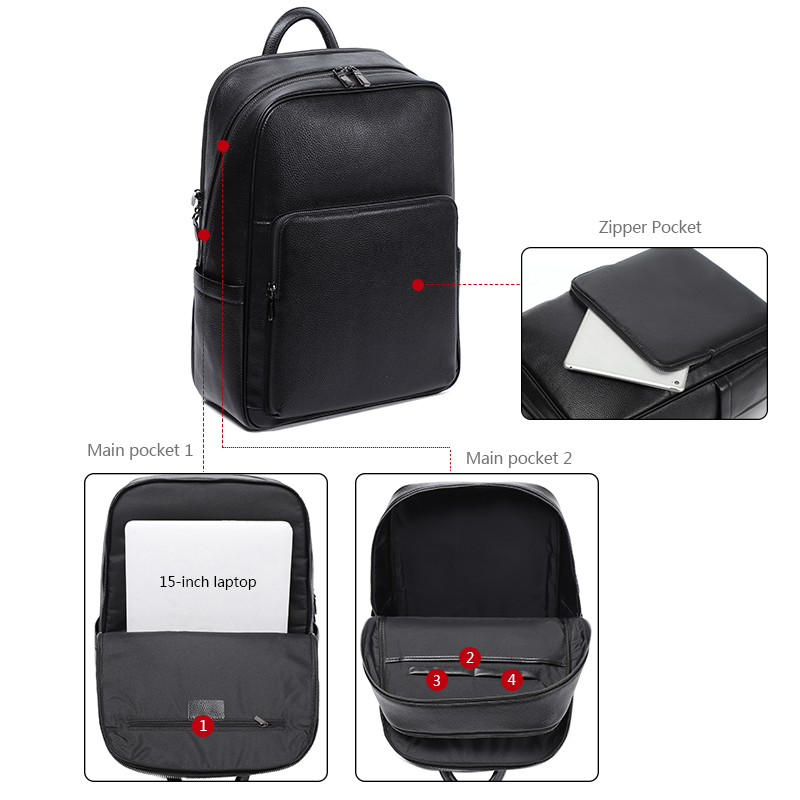 100% prawdziwej skóry bydlęcej – Luxury Bags That Fit Laptop recenzja i cena