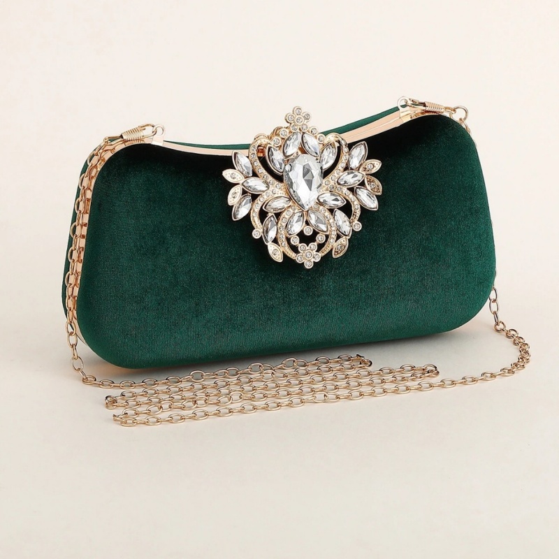 Ciemnozielona aksamitna kopert – Luxury Bags Green recenzja i cena