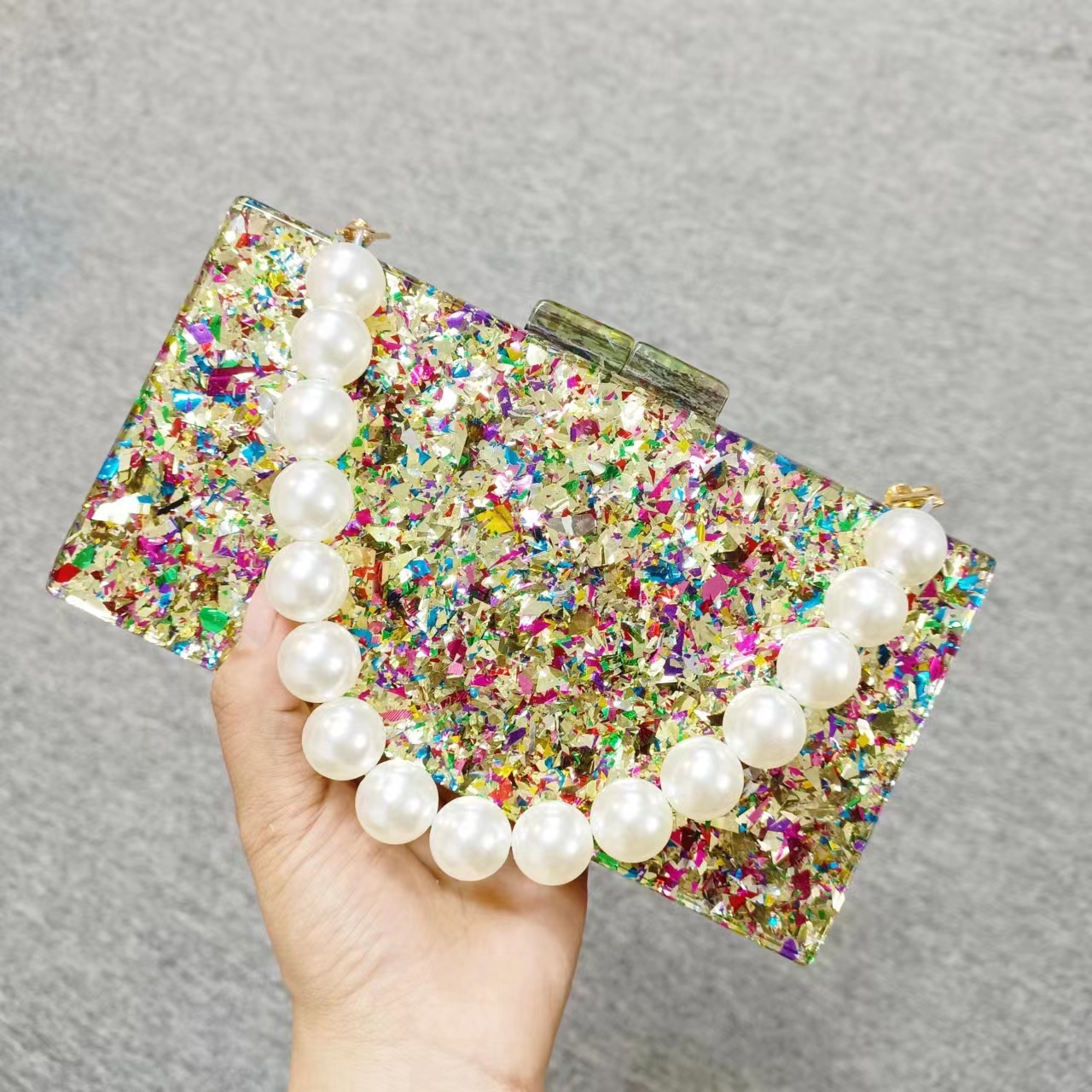 Luksusowa akrylowa kopertówka  – Luxury Bags Green recenzja i cena
