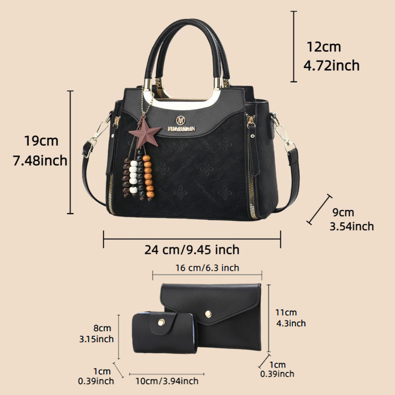 Stylowa damska torebka, jednol – Luxury Bags With Zipper recenzja i cena