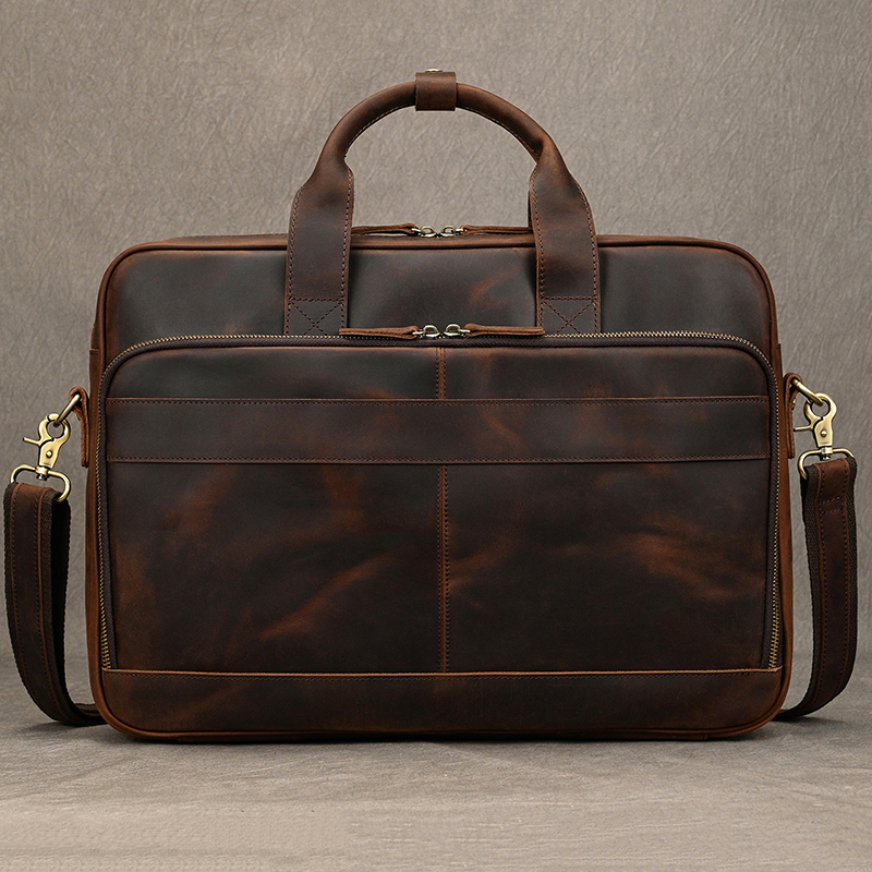 Crazy Horse prawdziwej skóry m – Laptop Bag Leather 15 recenzja i cena