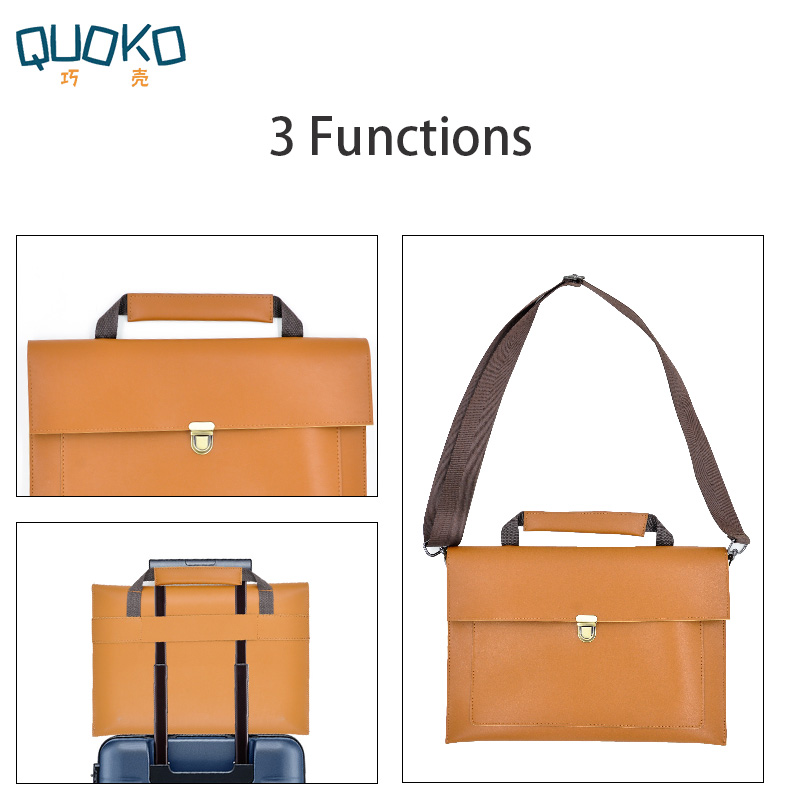 PU skóra kobiet torba na lapto – Laptop Bag Leather 15 recenzja i cena