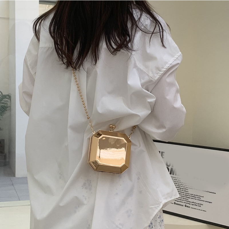 Mini luksusowe złote imprezowe – Luxury Bags With Zipper recenzja i cena
