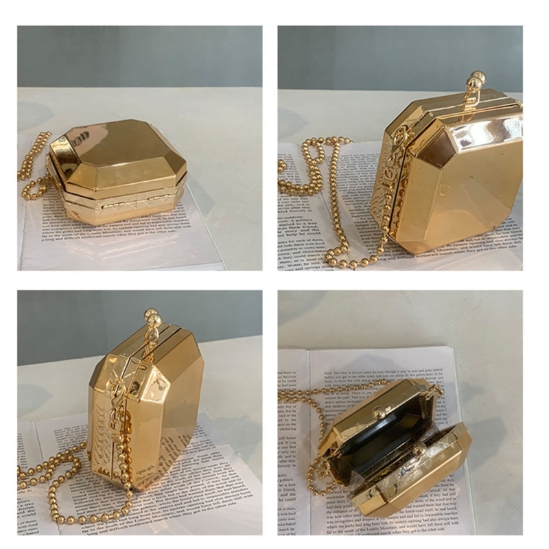 Mini luksusowe złote imprezowe – Luxury Bags With Zipper recenzja i cena