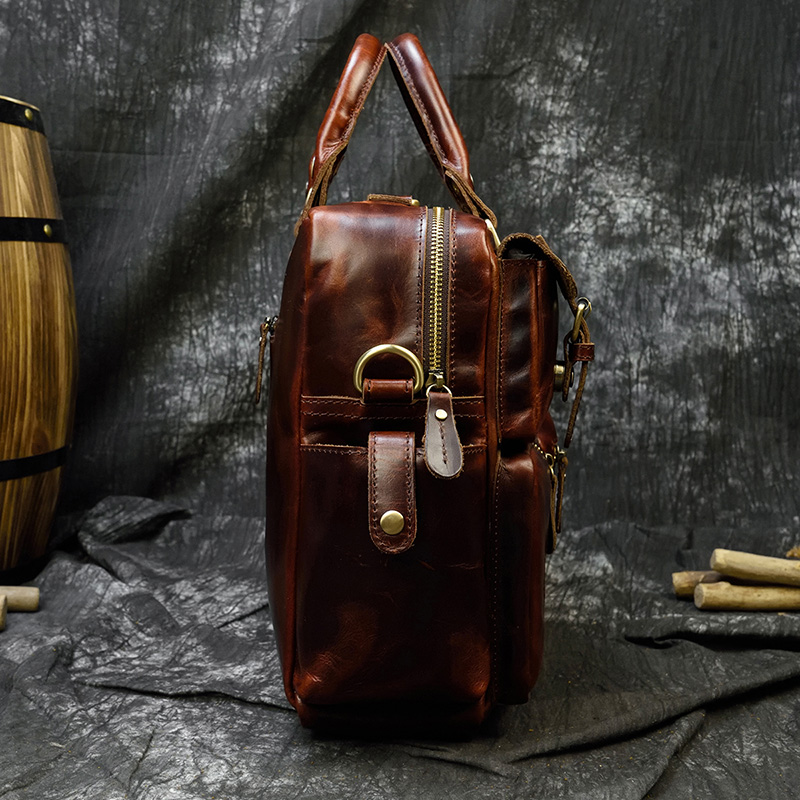 Teczka męska z naturalnej skór – Laptop Bag Leather 15 recenzja i cena