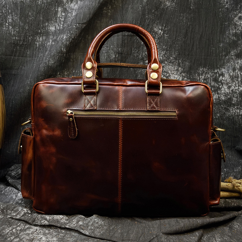 Teczka męska z naturalnej skór – Laptop Bag Leather 15 recenzja i cena