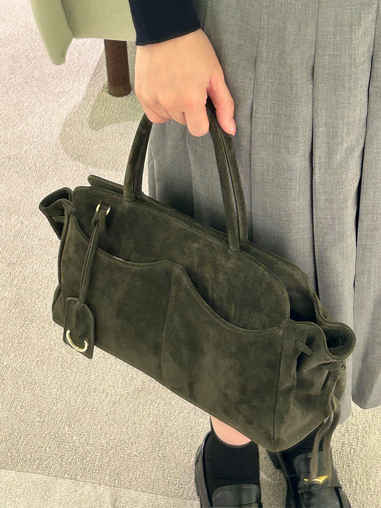Zielona zamszowa torba typu to – Luxury Bags Green recenzja i cena