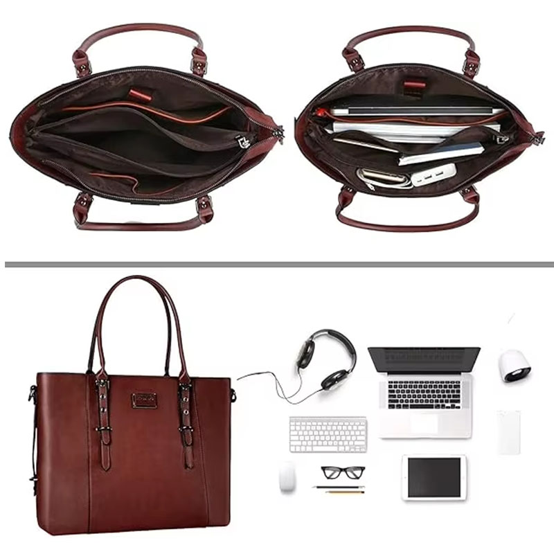 Torba na laptopa z ekoskóry PU – Laptop Bag Leather 15 recenzja i cena