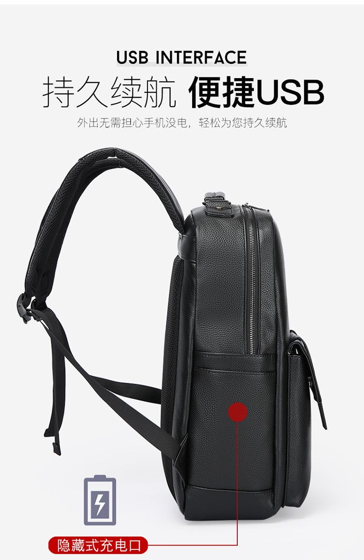 Luksusowy męski plecak skórzan – Luxury Bags With Zipper recenzja i cena
